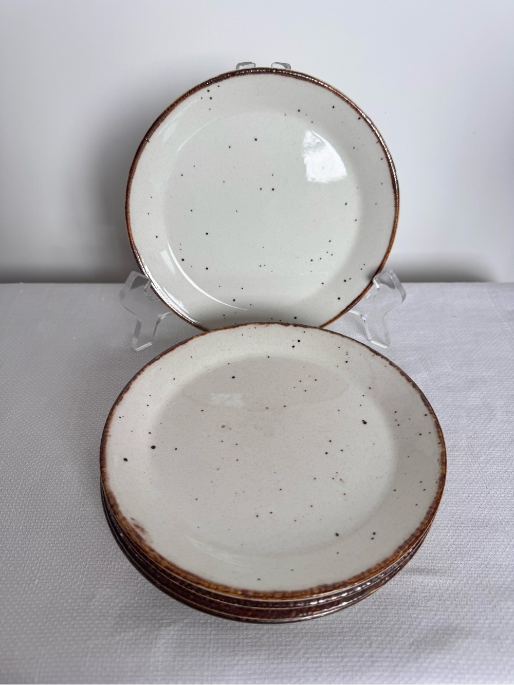 Set of 5 J&G Meakin "Lifestyle" Pattern 6.5” Salad Side Plates - Discontinued